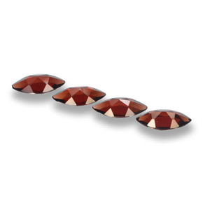 Pedras preciosas de granada piropo vermelho natural de 6,89 ct, marquise, VVS