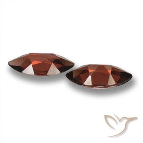 Pedras preciosas de Granada Piropo Merlot tinto natural de 3.54 ct, Marquesa, VVS-VS