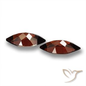 Pedras preciosas de Granada Piropo Vermelho Sangue Profundo natural de 4.31 ct, Marquesa, VVS-VS