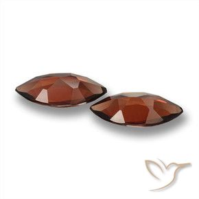 Pedras preciosas de Granada Piropo Vermelho escuro natural de 3.15 ct, Marquesa, VVS-VS