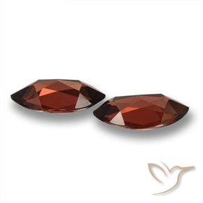 Pedras preciosas de Granada Piropo Vermelho escuro natural de 3.99 ct, Marquesa, VVS-VS