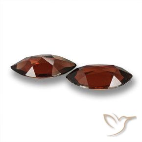 Pedras preciosas de Granada Piropo Merlot tinto natural de 3.52 ct, Marquesa, VVS-VS