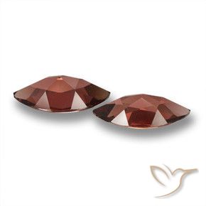 Pedras preciosas de Granada Piropo Vermelho médio-escuro natural de 3.99 ct, Marquesa, VVS-VS