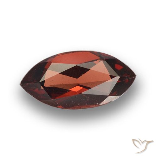 1.89ct Natural Merlot tinto Granada Piropo, Marquesa, VVS-VS