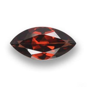 Granada piropo vermelho natural 2,10ct, marquise, VVS-VS