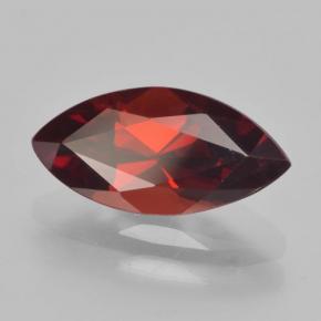 Granada piropo vermelho natural 2,06ct, marquise, VVS-VS