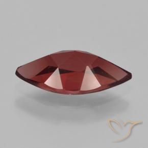 Granada Piropo Vermelho escuro Natural 1.90ct, Marquesa, VVS-VS
