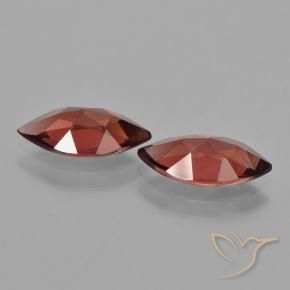 Pedras preciosas de Granada Piropo Vermelho Sangue Profundo natural de 3.65 ct, Marquesa, VVS-VS