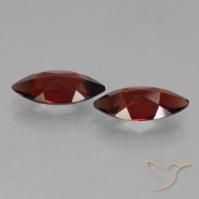 Pedras preciosas de Granada Piropo Vermelho escuro natural de 3.73 ct, Marquesa, VVS-VS