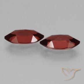 Pedras preciosas de Granada Piropo Sangria Tinto natural de 4.29 ct, Marquesa, VVS-VS