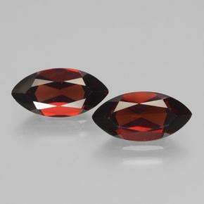Pedras preciosas de granada piropo vermelho natural de 4,48 ct, marquise, VVS-VS