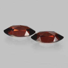 Pedras preciosas de granada piropo vermelho natural de 4,48 ct, marquise, VVS-VS