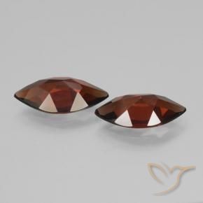 Pedras preciosas de Granada Piropo Sangria Tinto natural de 2.93 ct, Marquesa, VVS-VS