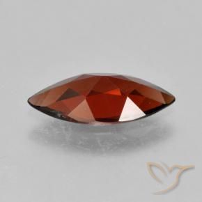 Granada Piropo Vermelho escuro Natural 1.76ct, Marquesa, VVS-VS