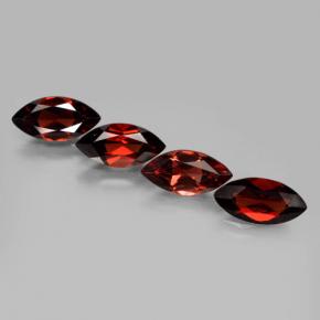 Pedras preciosas de granada piropo vermelho natural de 8,00 ct, marquise, VVS-VS