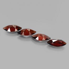 Pedras preciosas de granada piropo vermelho natural de 8,00 ct, marquise, VVS-VS