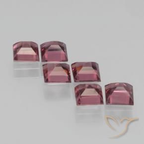 Pedras preciosas de Granada Piropo Vermelho escuro natural de 2.78 ct, Quadrado, VS