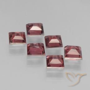 Pedras preciosas de Granada Piropo Vermelho escuro natural de 2.34 ct, Quadrado, VS