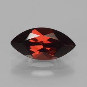 Granada Piropo Vermelho escuro Natural 2.25ct, Marquesa, VVS-VS