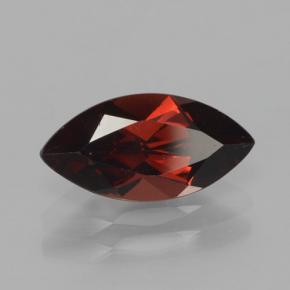Granada Piropo Vermelho escuro Natural 2.25ct, Marquesa, VVS-VS