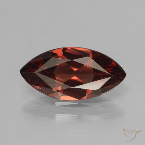 1.80ct Natural Vermelho escuro Granada Piropo, Marquesa, VVS-VS