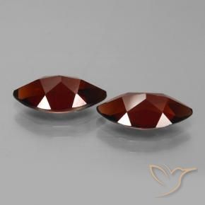 Pedras preciosas de Granada Piropo Vermelho Sangue Profundo natural de 4.33 ct, Marquesa, VVS-VS