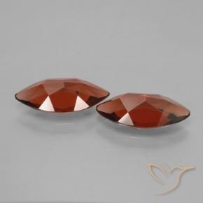 Pedras preciosas de Granada Piropo Vermelho escuro natural de 3.52 ct, Marquesa, VVS-VS