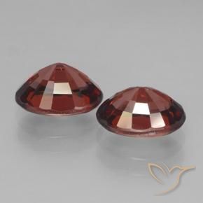 Pedras preciosas de Granada Piropo Vermelho Sangue Profundo natural de 3.28 ct, oval, VVS-VS