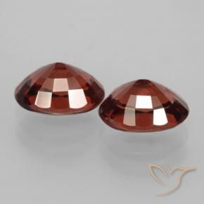 Pedras preciosas de Granada Piropo Vermelho Sangue Profundo natural de 3.46 ct, oval, VVS-VS