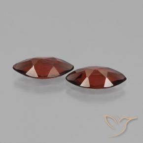 Pedras preciosas de Granada Piropo Vermelho escuro natural de 3.26 ct, Marquesa, VS