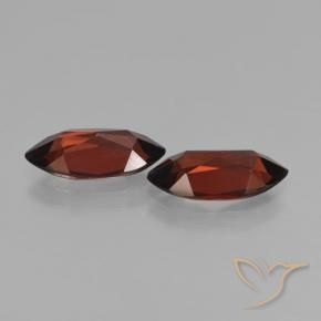 Pedras preciosas de Granada Piropo Vermelho escuro natural de 3.80 ct, Marquesa, VVS-VS