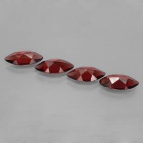 Pedras preciosas de granada piropo vermelho natural de 6,94 ct, marquise, VVS-VS