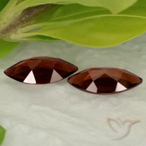 Pedras preciosas de Granada Piropo Vermelho Sangue Profundo natural de 3.49 ct, Marquesa, VVS-VS