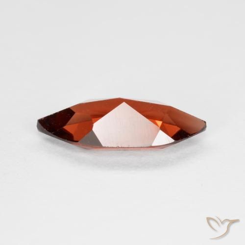 Granada Piropo Vermelho escuro Natural 1.05ct, Marquesa, VVS-VS