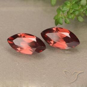 Pedras preciosas de Granada Piropo Vermelho Escarlate Profundo natural de 2.49 ct, Marquesa, VVS-VS