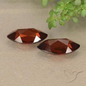 Pedras preciosas de Granada Piropo Vermelho escuro natural de 2.49 ct, Marquesa, VS-SI