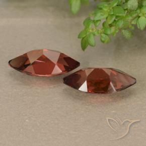 Pedras preciosas de Granada Piropo Sangria Tinto natural de 2.39 ct, Marquesa, VVS-VS