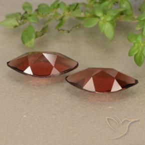Pedras preciosas de Granada Piropo Vermelho escuro natural de 2.15 ct, Marquesa, VVS-VS