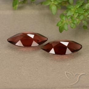 Pedras preciosas de Granada Piropo Vermelho escuro natural de 2.14 ct, Marquesa, VVS-VS