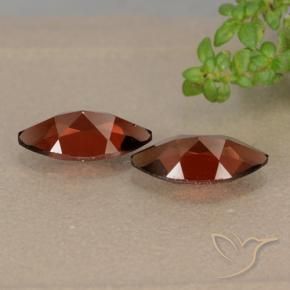 Pedras preciosas de Granada Piropo Vermelho escuro natural de 2.66 ct, Marquesa, VVS-VS