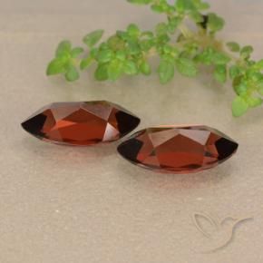 Pedras preciosas de Granada Piropo Vermelho escuro natural de 2.71 ct, Marquesa, VVS-VS
