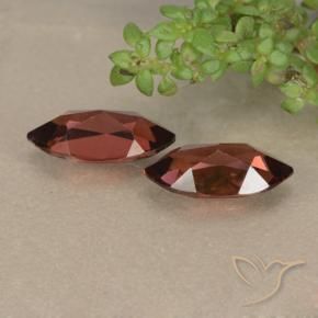 Pedras preciosas de Granada Piropo vermelho médio natural de 2.43 ct, Marquesa, VVS-VS