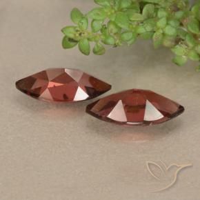 Pedras preciosas de Granada Piropo Vermelho Berry Profundo natural de 2.46 ct, Marquesa, VVS-VS