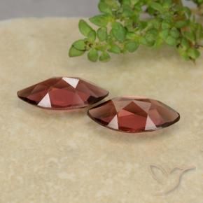 Pedras preciosas de Granada Piropo Vermelho Berry Profundo natural de 2.39 ct, Marquesa, VVS-VS