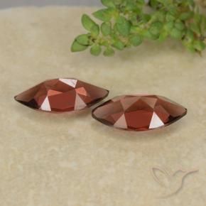 Pedras preciosas de Granada Piropo Vermelho brilhante natural de 2.38 ct, Marquesa, VVS-VS