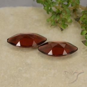 Pedras preciosas de Granada Piropo Vermelho escuro natural de 2.37 ct, Marquesa, VS