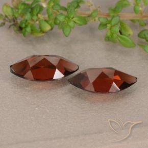 Pedras preciosas de Granada Piropo groselha vermelha natural de 2.57 ct, Marquesa, VVS-VS