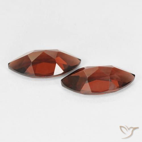 Pedras preciosas de Granada Piropo Vermelho escuro natural de 2.80 ct, Marquesa, VVS-VS