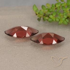 Pedras preciosas de Granada Piropo Vermelho escarlate natural de 2.42 ct, Marquesa, VVS-VS