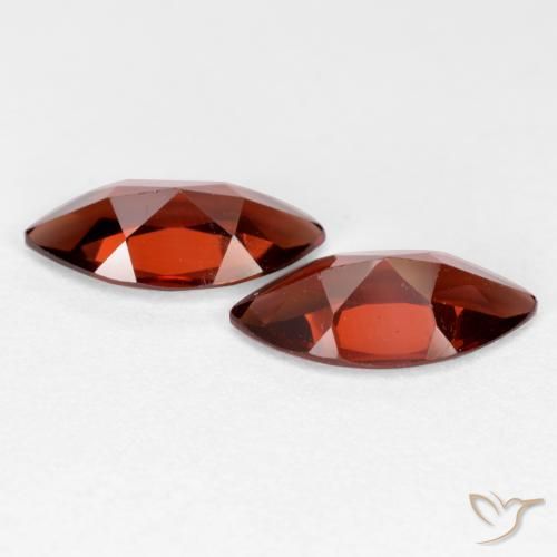 Pedras preciosas de Granada Piropo Vermelho escuro natural de 2.25 ct, Marquesa, VVS-VS